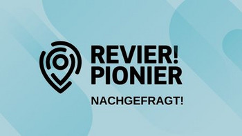 Logo Revierpionier und Schriftzug Nachgefragt!